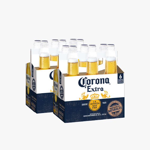 2 Six Pack Corona (12oz) 